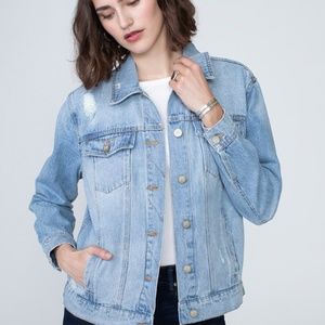 Unpublished Oversized Jean Jacket